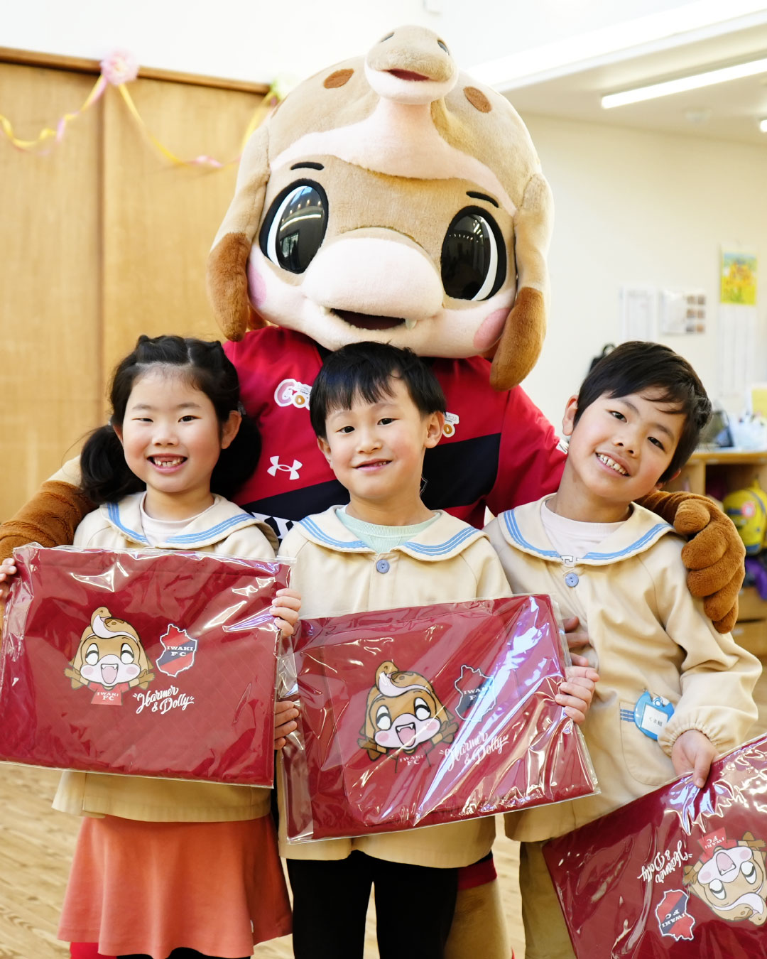 ハーマー＆ドリーが「ゆしまや保育園 」を訪問