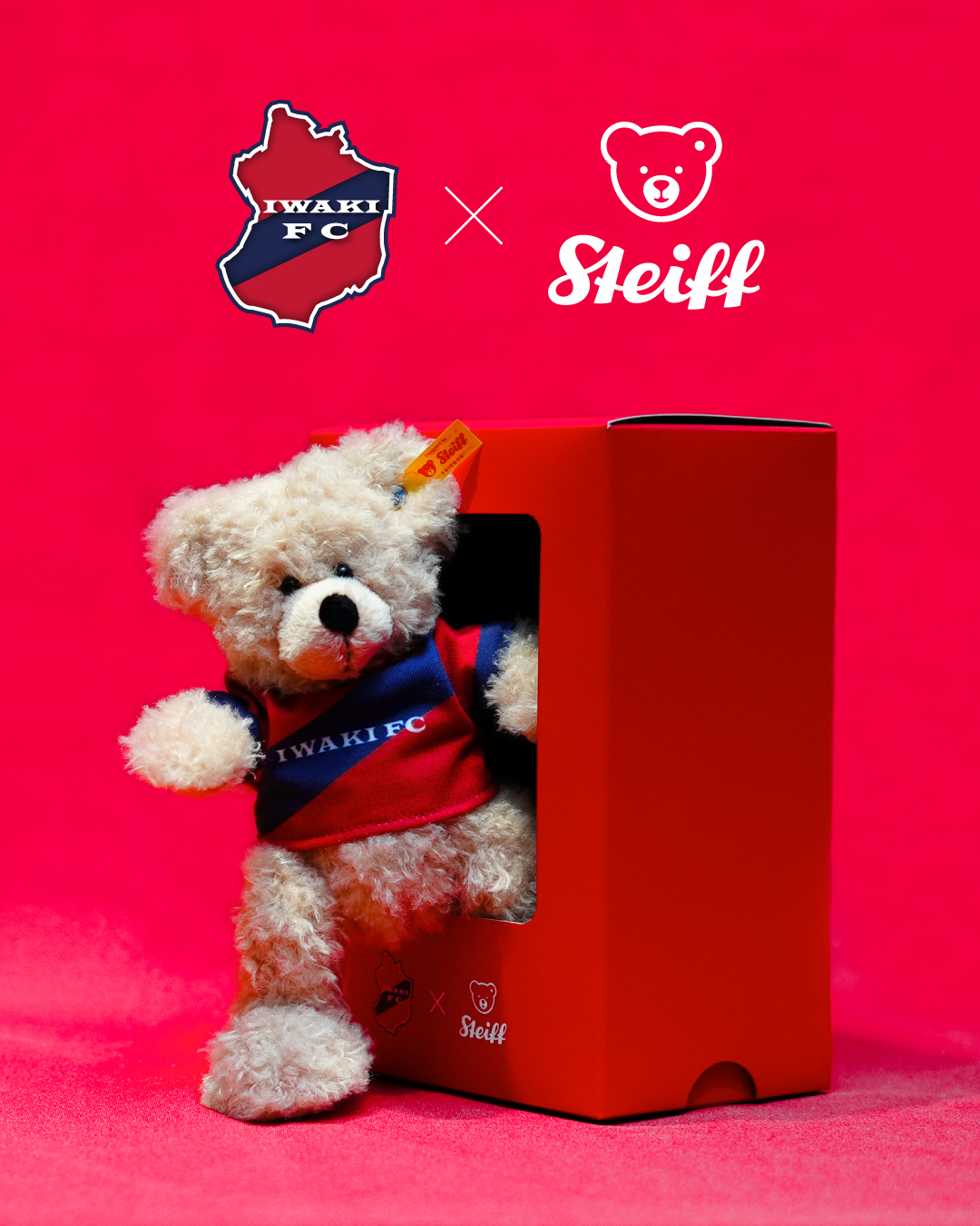 【いわきFC×シュタイフ】コラボテディベア販売のお知らせ