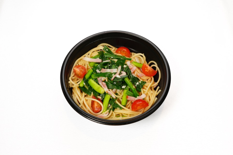 いわき青ねぎパスタトマト入り