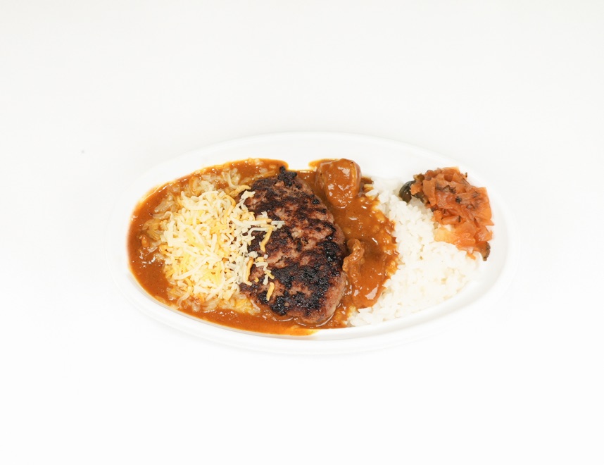 ハンバーグチーズカレー