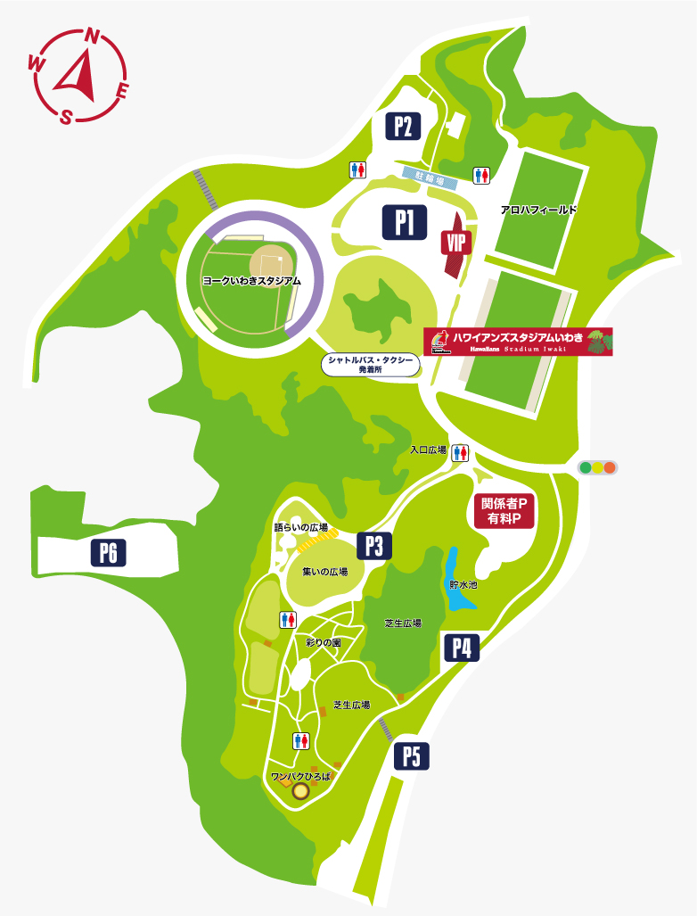 ハワスタ駐車場