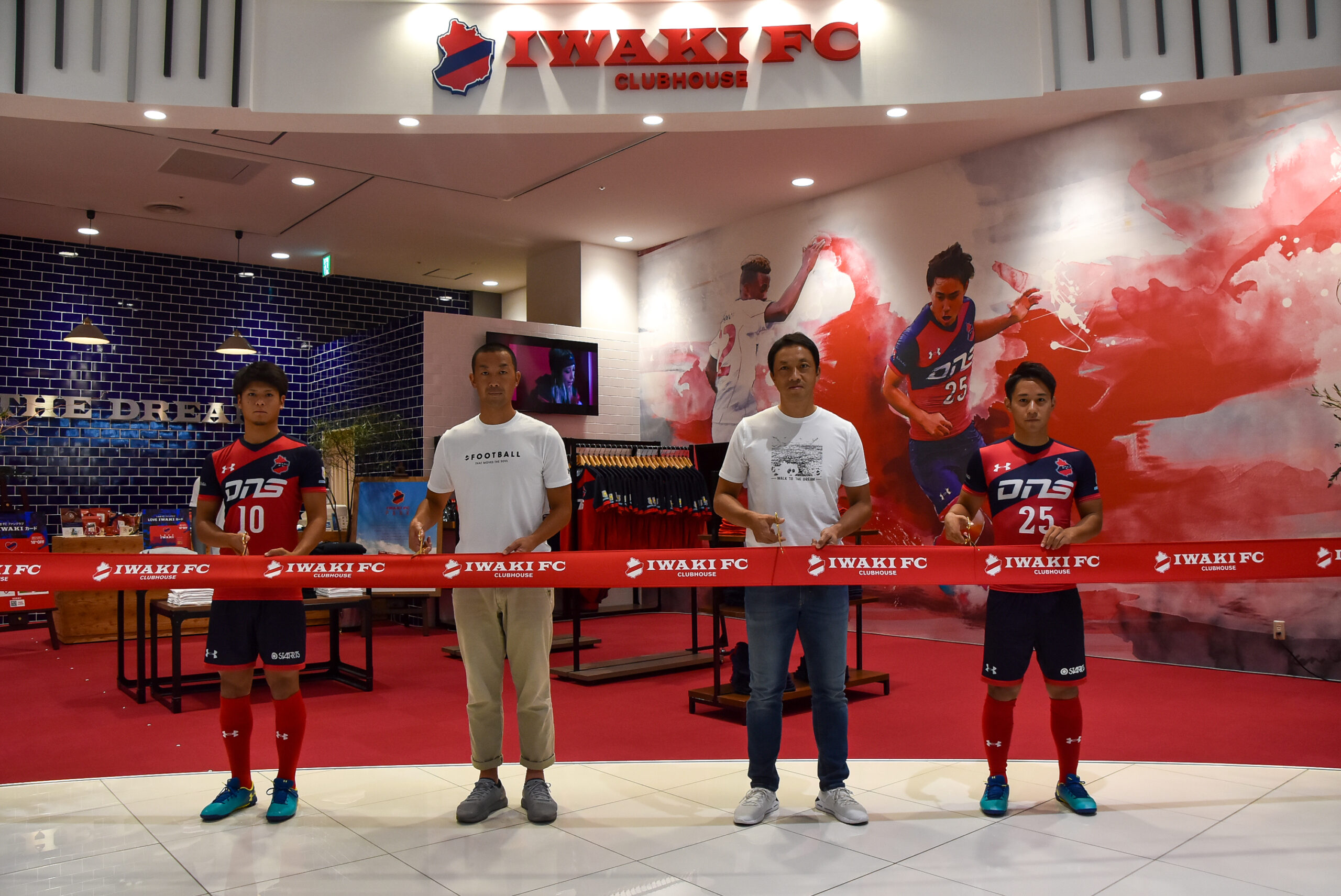 イオンモールいわき小名浜にいわきFC初の直営店舗「IWAKI FC CLUBHOUSE」オープン