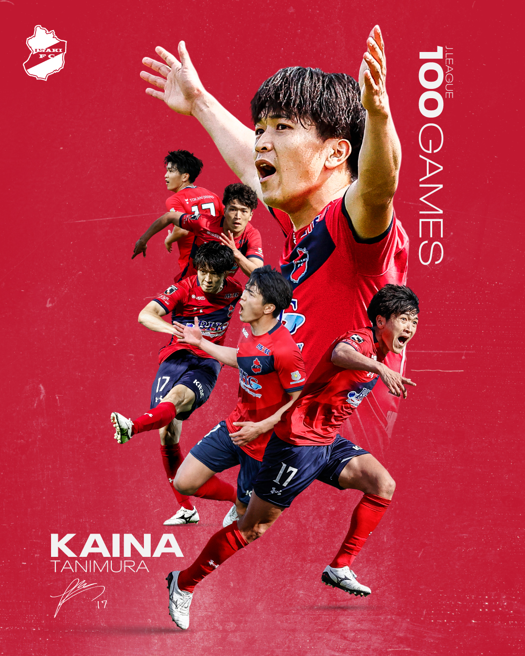 【GOODS】谷村海那 選手Jリーグ通算100試合出場記念グッズ受注販売のお知らせ