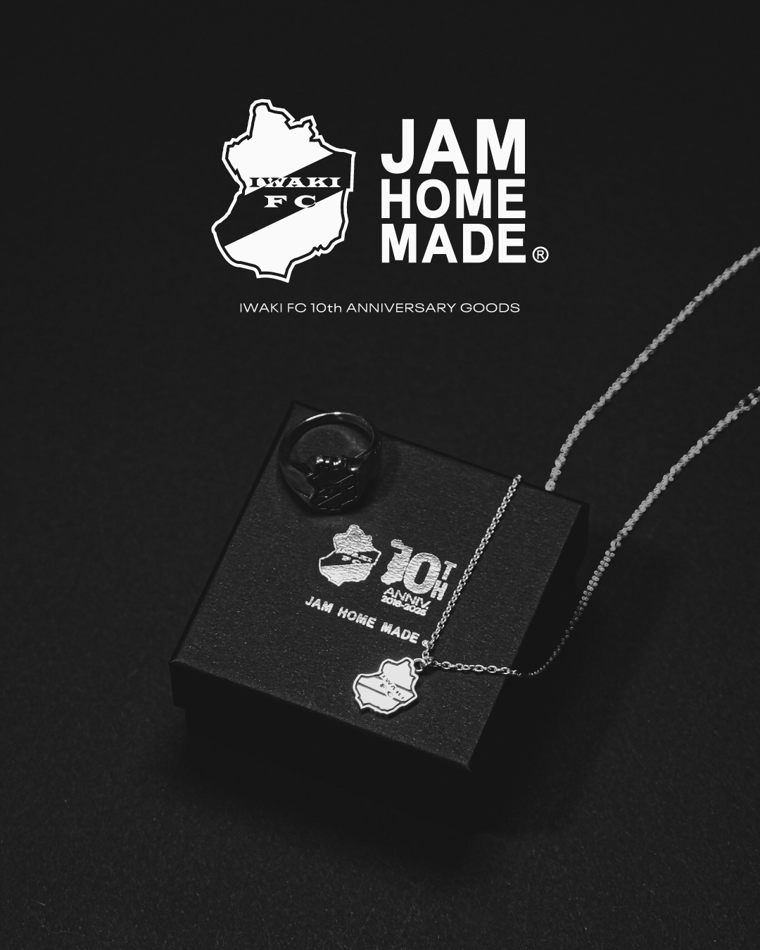 いわきFC10周年記念グッズ 第4弾「いわきFC × JAM HOME MADE アクセサリーコレクション」販売のお知らせ