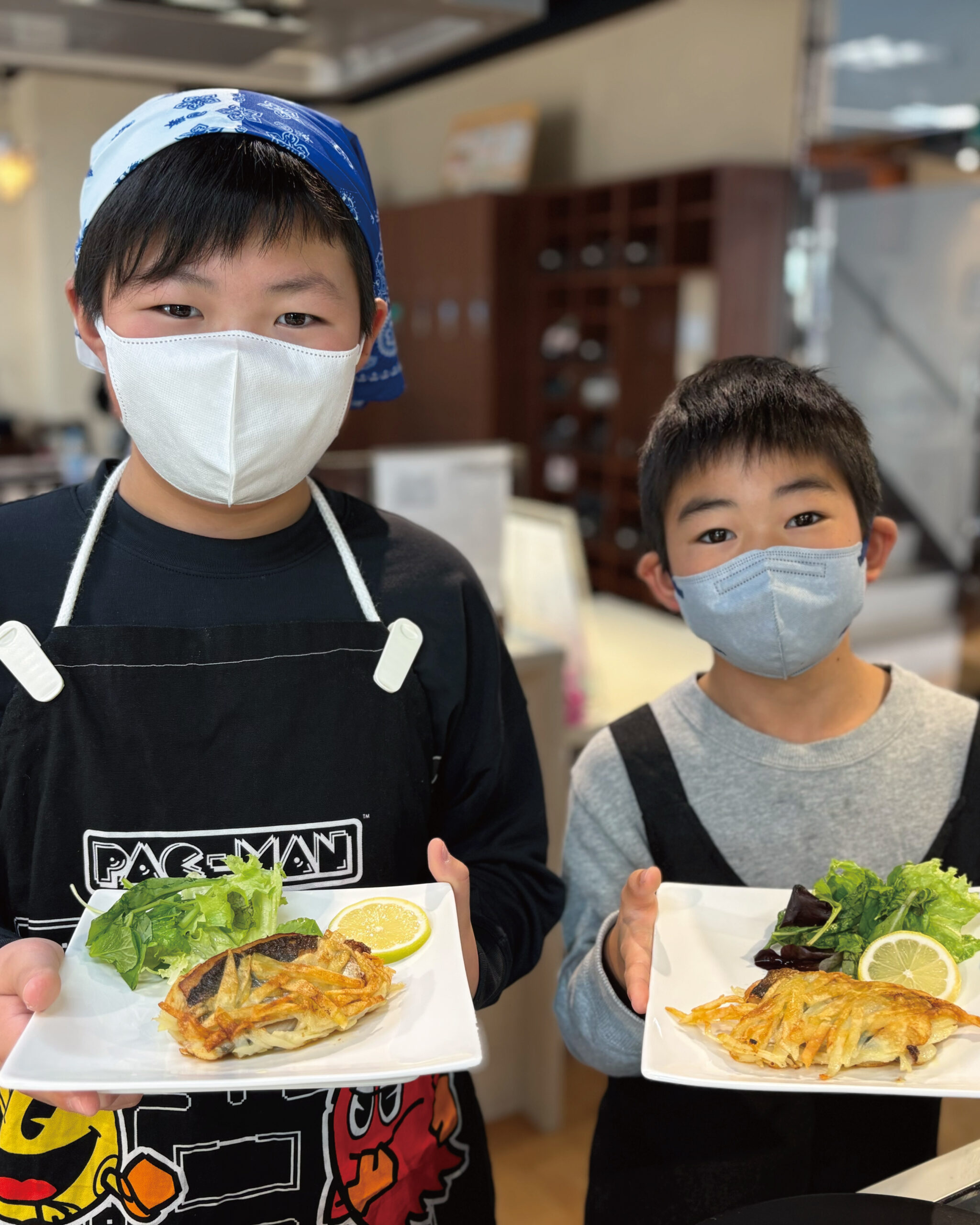 「常磐もの料理教室〜常磐ものの栄養を知り、選手と一緒に味わおう！」を開催