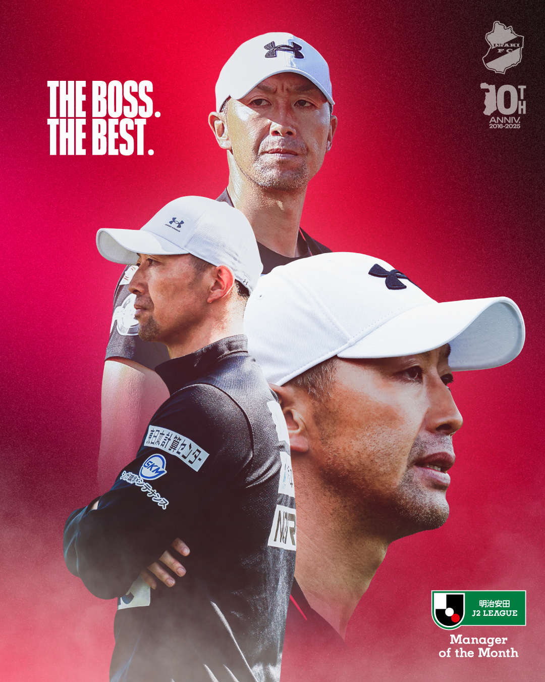 【NEW ITEMS】田村雄三監督、10月度「明治安田J2月間優秀監督賞」受賞記念グッズ受注販売のお知らせ