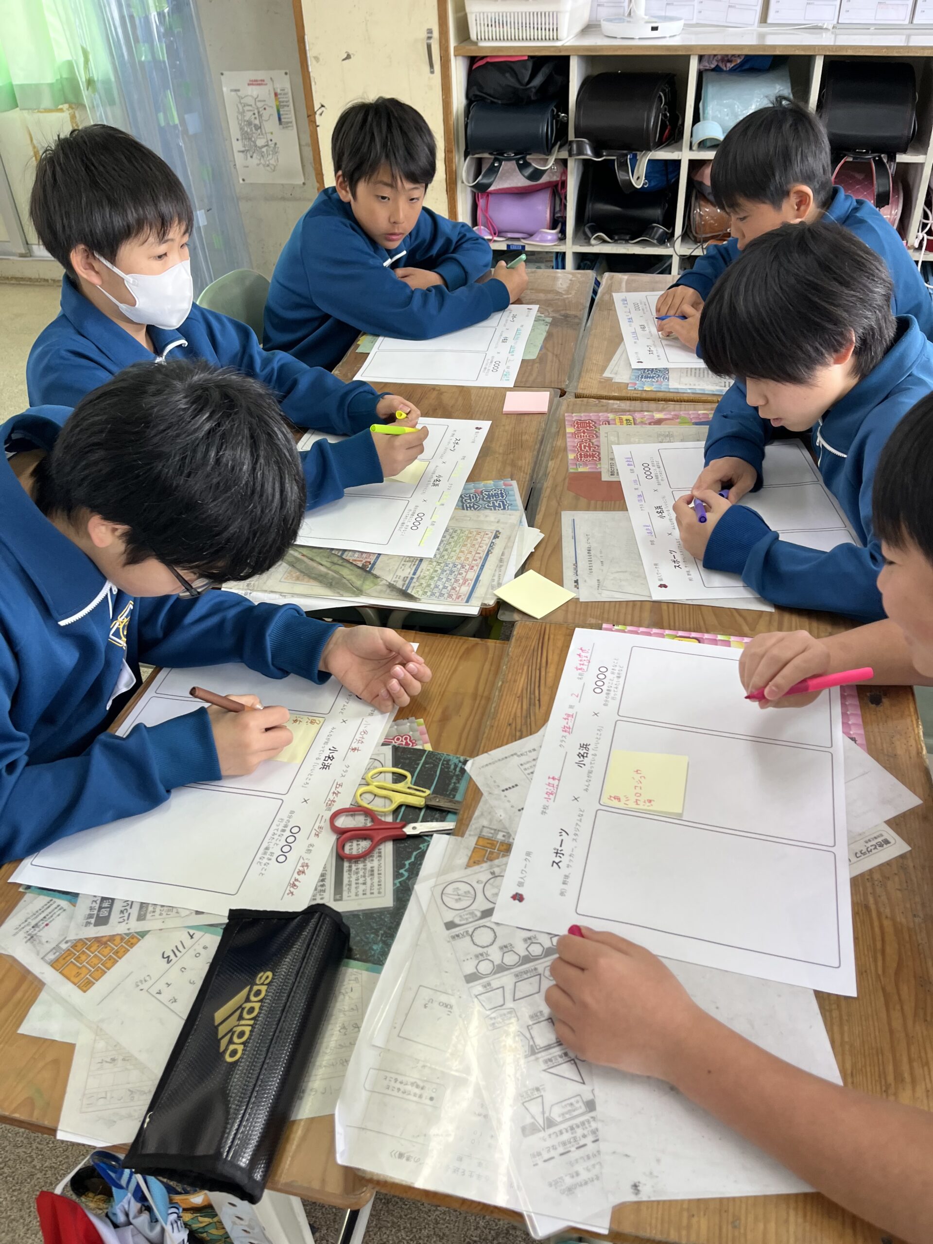 小名浜東小学校で「スタジアムのある未来」について考える出張授業を実施